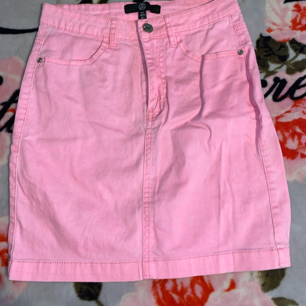 Pink skirt